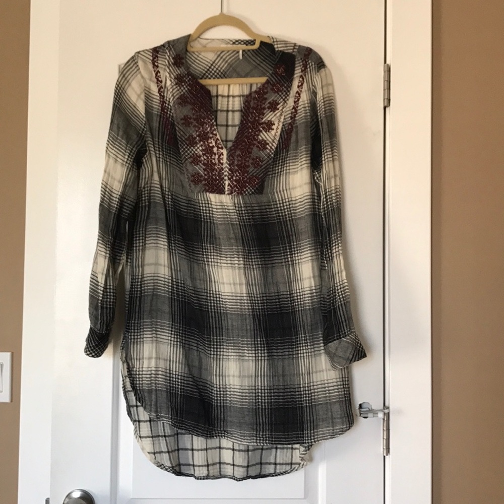 Anthropologie floreat tunic